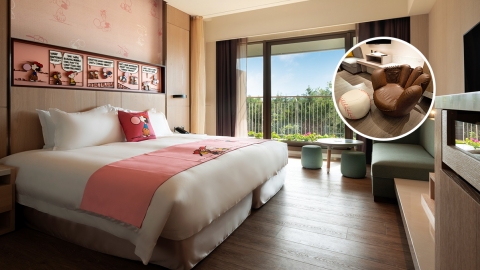 全台唯一棒球主題酒店開幕 32米高巨型棒球建築/SNOOPY主題套房