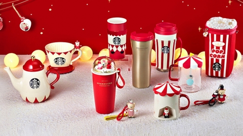韓國Starbucks聖誕系列第2彈 馬戲團/煙花慶典主題！