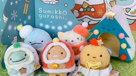 可愛聖誕造型角落生物登場 躲進聖誕樹、花圈賣萌