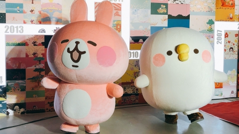 台北P助與粉紅兔兔展開幕 過百件畫家手稿圖/超可愛影相裝置