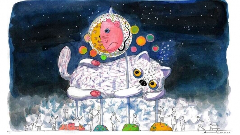 2020台北燈節登場 9米高貓貓/展風神造型主燈