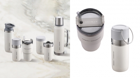 台灣Starbucks聯乘Stanley再度回歸！ 推出奶油白配時尚灰特別杯款