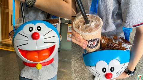 泰國7-Eleven新出多啦A夢零食桶