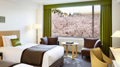 東京5大賞櫻必住酒店 待在房間都可以欣賞櫻花盛開獨佔美景！