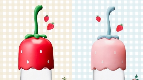 韓國Cafe季節限定草莓系列 網民熱搶草莓水樽！