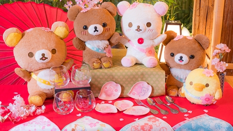 鬆弛熊櫻花系列一番賞 櫻花版公仔超得意！