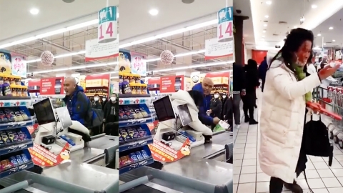 超市光頭男不滿口罩被扯低 驚惹肺炎出拳暴打大媽