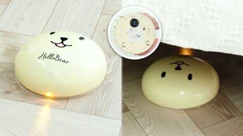 韓國Daiso全新平價家品 防疫必備小熊吸塵機械人！