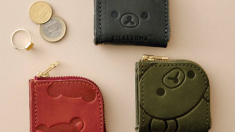 日本雜貨店推出鬆弛熊皮革銀包／散紙包 印上鬆弛熊可愛日常動態
