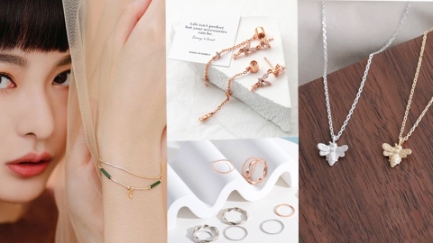 5大台灣人氣飾品網店推介 耳環/頸鍊/手鍊/戒指$32起、直寄香港