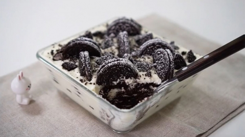 自製韓國人氣A Twosome Place招牌OREO蛋糕 4種材料6步完成 免焗簡單易做