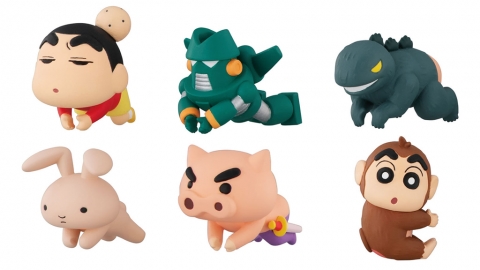 日本最新蠟筆小新充電線保護配飾 小新變猴子、被打腫頭超搞笑！