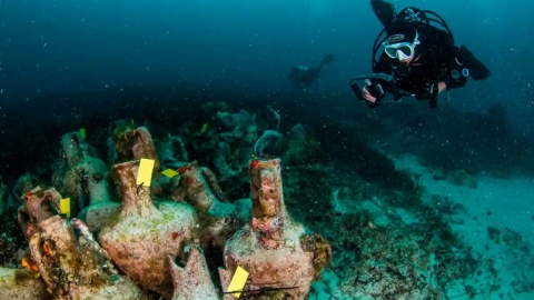 希臘首個水底博物館開幕 潛水睇2500年古沉船遺址