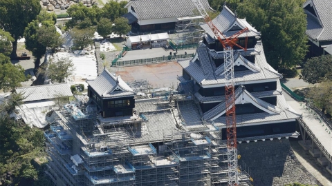 熊本城大天守修復大致完成 預計2021年春季重開予公眾參觀