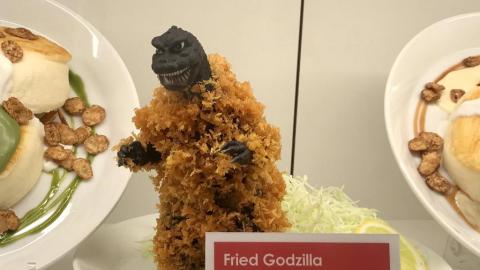 日本餐廳驚見炸原隻哥斯拉料理 索價天文數字！