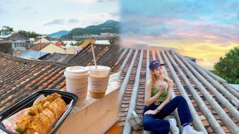 澳門天台Cafe「Seu Cafe」紅瓦片屋頂打卡 睇日落歎咖啡+必食人氣龍蝦包