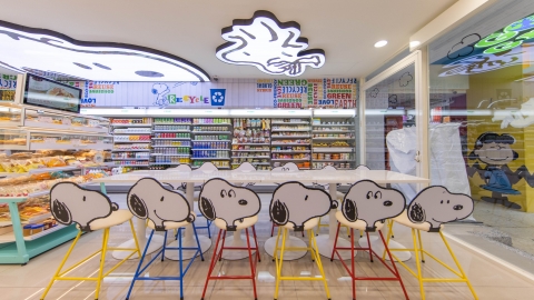 台北Snoopy主題7-11便利店2號店
