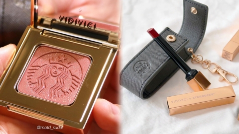 韓國Starbucks推出聯乘限量化妝品 美人魚浮雕眼影．唇膏皮套！