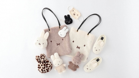 Miffy聯乘日牌INDEX推精品雜貨 毛絨絨Tote Bag、居家服得意又暖笠笠