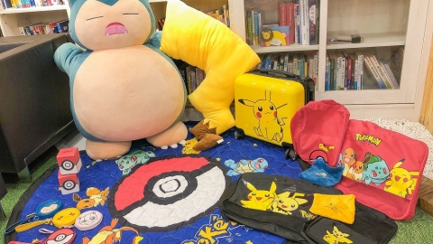 台灣全家寵物小精靈換購活動 比卡超行李箱/巨型卡比獸公仔/縮骨遮