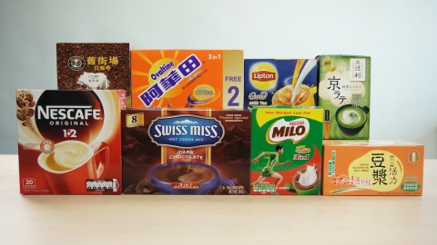 8款即沖飲品糖分卡路里大比拼 朱古力奶不是最肥？ 飲一杯等於3.5粒方糖/大半碗飯