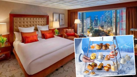 2021年10大酒店新年Staycation優惠低至人均$440起！ 文華東方$2,255客房升級/送3道菜晚餐/玫瑰花瓣浸浴套裝/朱古力/紅酒（APP限定）