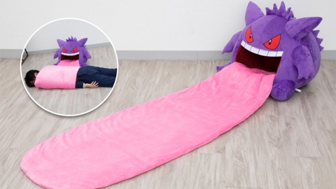 日本最新寵物小精靈耿鬼睡墊 準備接受耿鬼舌舔攻擊捲著睡