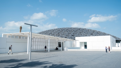 海上漂浮圓頂 阿布札比羅浮宮