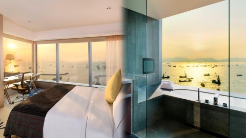 W酒店新推激抵Staycation限時快閃優惠 半價歎盡超靚景浴缸套房！（APP限定）