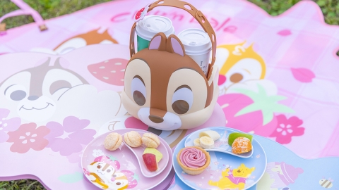 台灣7-11迪士尼櫻花季換購活動 大鼻鋼牙野餐墊/帳幕/摺疊野餐椅/小熊維尼餐具