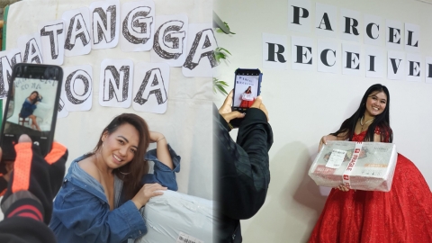 菲律賓掀起「收貨證明」擺甫士挑戰 網民濃妝禮服迎接送貨員！