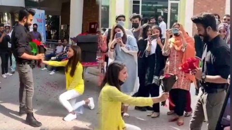 巴基斯坦女大學生校園向男友求婚 竟遭校方以「行為不檢」開除學籍！