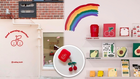 韓國小清新文創品牌Malling Booth 몰링부스 櫻桃、牛油果造型精品超可愛！