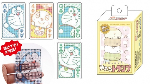 多啦A夢/角落生物透明啤牌(附購買連結) 54款可愛造型張張不同！