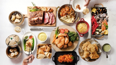 海景嘉福洲際酒店包兩餐Buffet住宿 送花膠鮑魚扒花菇+新鮮生蠔