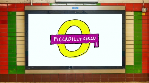 David Hockney重繪倫敦地鐵站牌惹劣評 網民挑機模仿兼狠批：細路都識畫