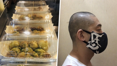 食客投訴章魚燒混入頭髮 大阪店主剃頭上門道歉結局大反轉