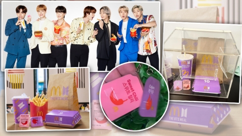麥當勞BTS餐香港今日開賣！ 特別包裝掀炒賣潮叫價$1,500！即睇粉絲新奇收藏方法