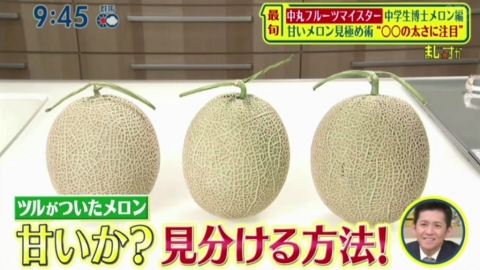 日本蔬果專家教揀甜蜜瓜 留意1個部位即可！建議由這裡吃起（APP限定）