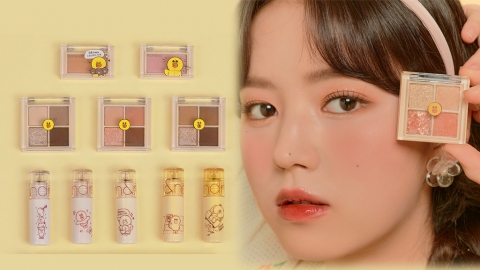 LINE FRIENDS聯乘rom&nd限量系列香港都買到！ Sally莎莉擔正！超實用4色眼影盤！