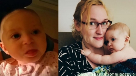 1歲女嬰首次開口叫「救我」嚇親媽媽 被帶檢查後竟成功救自己一命