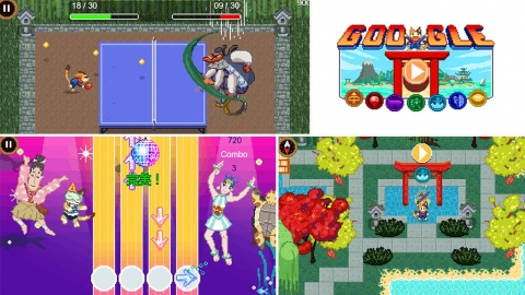 Google免費玩東京奧運RPG遊戲 參加乒乓球/射箭/攀石組隊贏冠軍！