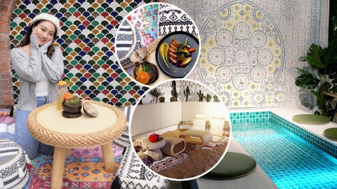 港版偽中東旅行 Ep1 全新5千呎摩洛哥風餐廳 人造沙灘/室內水池/彩磚打卡牆