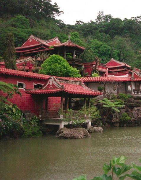 南台的紅磚瓦主建築。(相片來源:The One 南園) 台灣新竹秘境南園 The One 江南客棧