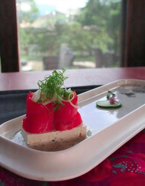在南園內可以慢食精緻料理。(相片來源:The One 南園) 台灣新竹秘境南園 The One 江南客棧