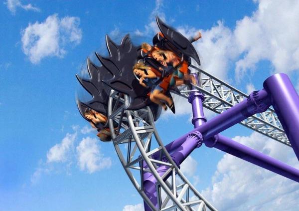 瑞典 G-Force 過山車 遊樂場驚魂