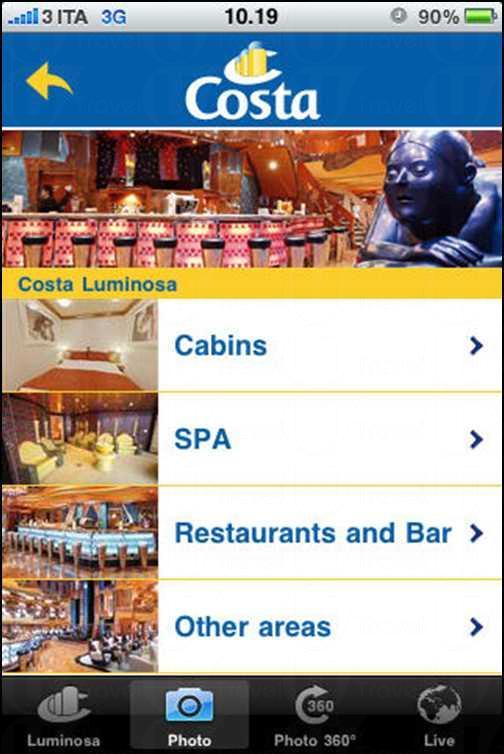 郵輪 iPhone App 展開 360 度虛擬旅程