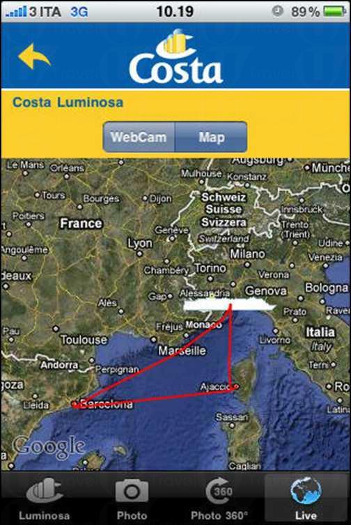郵輪 iPhone App 展開 360 度虛擬旅程