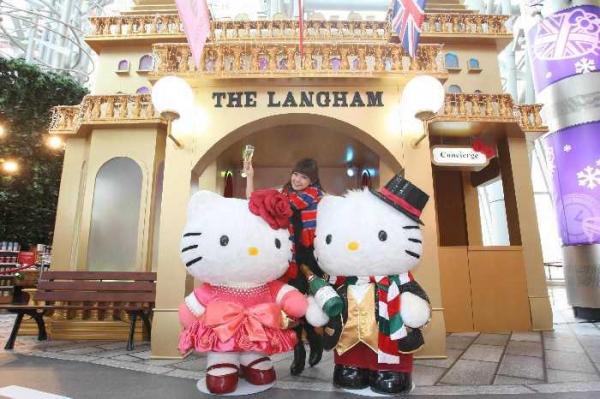 朗豪坊變英倫聖誕 貼身追蹤 Hello Kitty