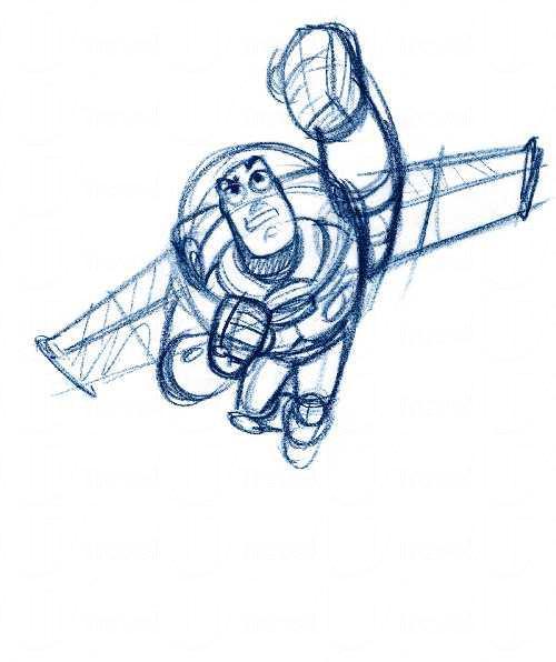 普‧羅利巴斯光年《反斗奇兵》(1995 年鉛筆複本) 彼思動畫 25 年心血 香港全球首展